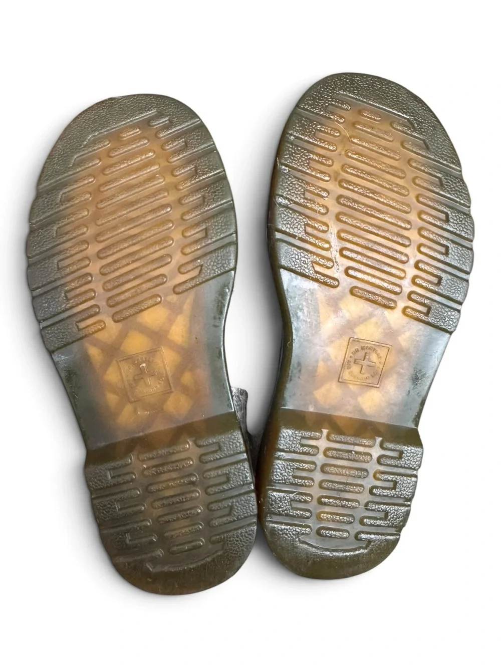 Dr. Martens 1460 Crinkle Metallic Silver Holographic Kids Boots US 11